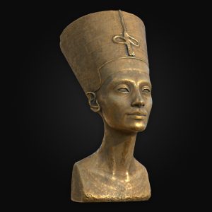 https://www.herosstudio.eu/ game lowpoly PBR 3D model bust sculpt statue ancient Egypt scanned
