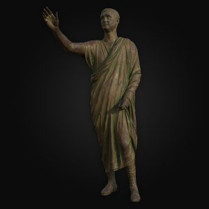 https://www.herosstudio.eu/ game lowpoly PBR 3D model full body sculpt statue ancient rome